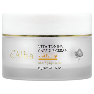 d'Alba, Vita Toning Capsule Cream, Anti-Aging Cream, 1.94 oz (55 g)