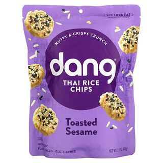 Dang Foods, 泰國香米脆，香烤芝麻味，3.5 盎司（100 克）