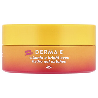 DERMA E, 維生素 C 亮眼水凝膠貼，適合各種膚質，60 貼