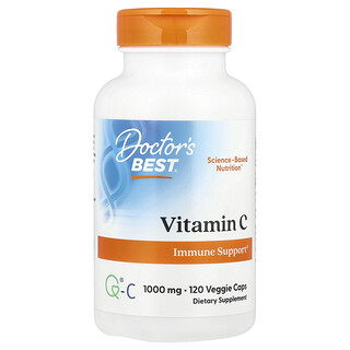Doctor's Best, 維生素 C 加 Q-C，1000 毫克，120 粒素食膠囊