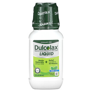 Dulcolax, 液體瀉劑，薄荷味，12 液量盎司（354 毫升）