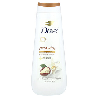 Dove, Pampering，沐浴露，乳木果油和香草，22 液量盎司（650 毫升）