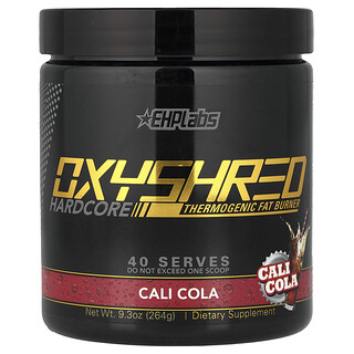 EHPlabs, Oxyshred Hardcore，生熱燃脂劑，Cali Cola，9.74 盎司（276 克）
