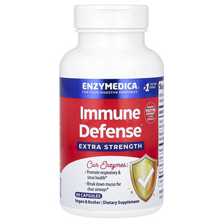Enzymedica, Enzyme Defense，額外力量，90 粒膠囊