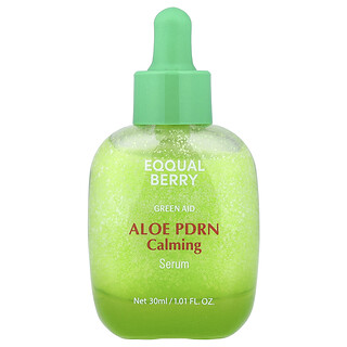 EQQUALBERRY, Green Aid, Aloe PDRN Calming Serum, 1.01 fl oz (30 ml)