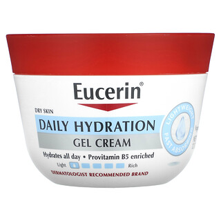 Eucerin, 日常補水凝膠狀乳霜，無香，12 盎司（340 克）