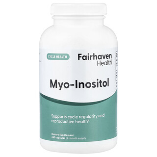 Fairhaven Health, Myo-肌醇，2000 毫克，240 粒膠囊（每粒膠囊 500 毫克）