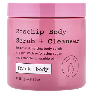 frank body, Rosehip Body Scrub + Cleanser, 8.82 oz (250 g)