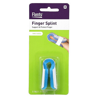 Flents, 手指固定器，雙面，中號，1 個