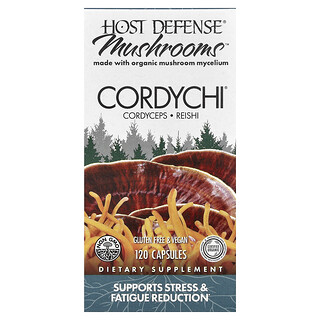Host Defense, Mushrooms™，Cordychi®，120 粒膠囊