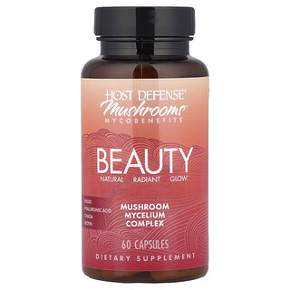 Host Defense, Mushrooms™ Mycobenefits，美容，60 粒膠囊