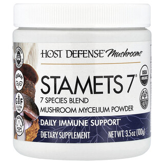 Host Defense, 蘑菇，STAMETS 7，3.5 盎司（100 克）