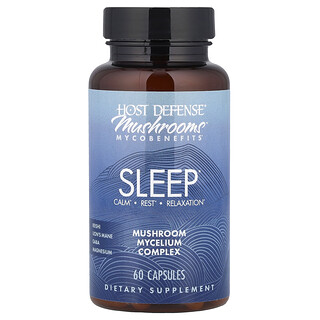 Host Defense, Mushrooms™ Mycobenefits，睡眠，60 粒膠囊