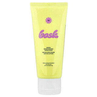Bask Suncare, 全粹保濕抗曬乳，SPF 50，3.4 液量盎司（100 毫升）