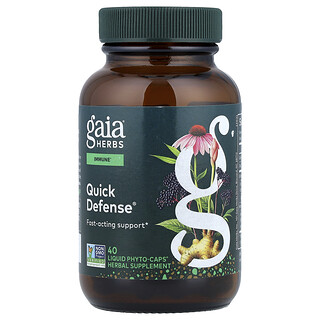 Gaia Herbs, 快速防禦®，40 粒液體 Phyto-Caps® 膠囊