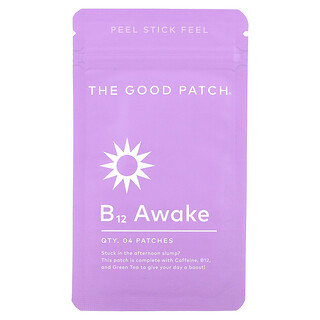 The Good Patch, 維生素 B12 提神貼，4 片裝