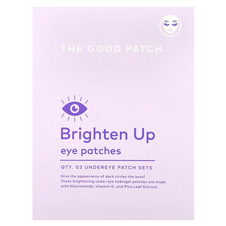 The Good Patch, 提亮眼睛貼片，3 個貼片套裝