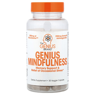 The Genius Brand, Genius Mindfullness，30 粒素食膠囊