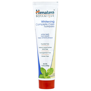 Himalaya, Botanique，潔白全效護理牙膏，全薄荷味，5.29 盎司（150 克）