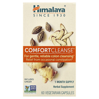 Himalaya, Comfort Cleanse，60 粒素食膠囊