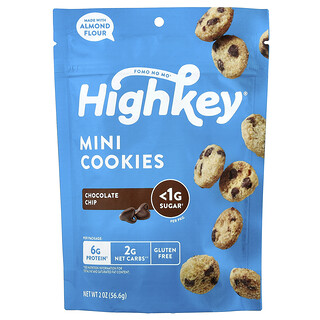 HighKey, 小餅乾，巧克力碎，2 盎司（56.6 克）