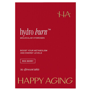 Happy Aging, Hydro Burn™, Red Berry, 30 Effervescent Tablets