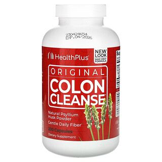 Health Plus, 原裝結腸清潔配方，4 克，200 粒膠囊（每粒膠囊 0.6 克）
