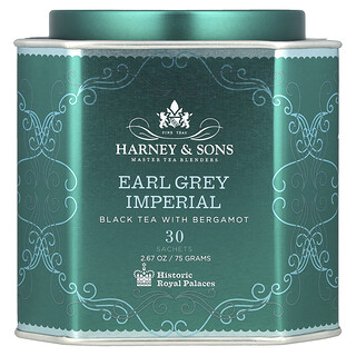 Harney & Sons, 皇室格雷伯爵茶，弗手柑紅茶，30 袋，2.67 盎司（75 克）