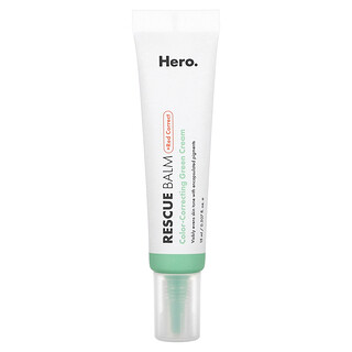 Hero Cosmetics, Rescue Balm + Red Correct，0.507 液量盎司（15 毫升）