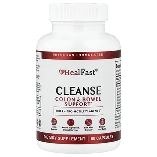 Healfast, Cleanse, Colon & Bowel Support, 60 Capsules