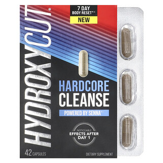 肌肉科技減脂精英, Hardcore Cleanse，42 粒膠囊
