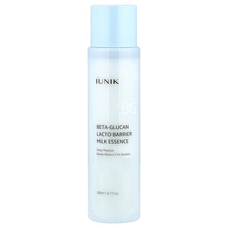 iUNIK, Beta-Glucan Lacto Barrier Milk Essence, Dry & Sensitive Skin Type, 6.7 fl oz (200 ml)