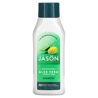 Jason Natural, 蘆薈 + 梨果仙人掌保濕洗髮水，16 液量盎司（473 毫升）