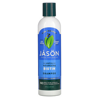 Jason Natural, 水潤豐盈生物維生素洗髮精，8 液量盎司（237 毫升）