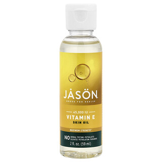 Jason Natural, 純淨天然護膚油，特優效維生素 E，45000 國際單位，2 液量盎司（59 毫升）