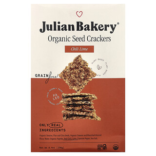 Julian Bakery, 有機籽餅乾，辣椒酸橙，8.4 盎司（238 克）