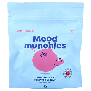 JoySpring, Mood Munchies 軟糖，天然漿果味，60 粒軟糖