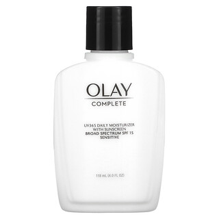 Olay, CompleteUV365 抗曬霜，抗曬系數 15，敏感肌膚，4.0 液量盎司（118 毫升）