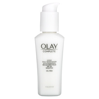 Olay, 完整，UV365 日常保濕霜，SPF 30，敏感，2.5 液量盎司（75 毫升）