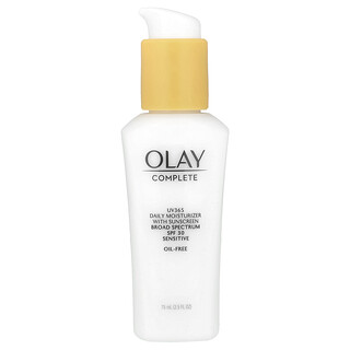 Olay, 多面，UV365 日常保濕抗曬霜，SPF 30，敏感肌膚，2.5 液量盎司（75 毫升）