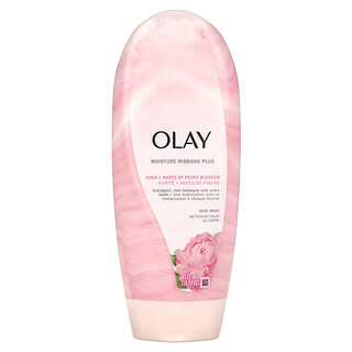 Olay, 美肌清爽沐浴露，乳木果 + 牡丹花香，18 液量盎司（532 毫升）