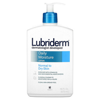 Lubriderm, 日常保濕乳，16 液量盎司（473 毫升）