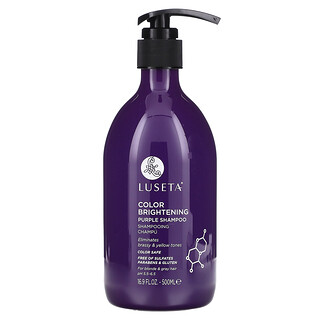 Luseta Beauty, 補色洗髮水（紫色款），16.9 液量盎司（500 毫升）
