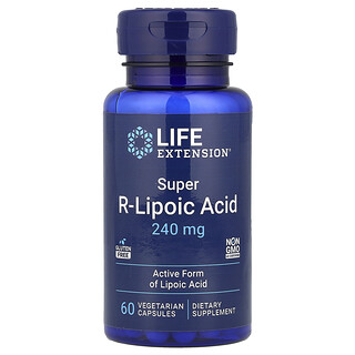 Life Extension, Super 右旋硫辛酸，60 粒素食膠囊