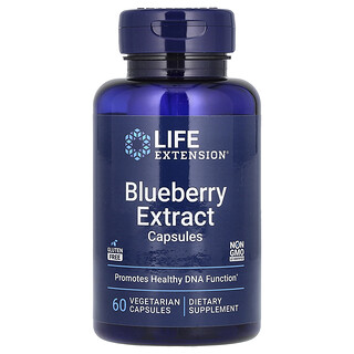 Life Extension, 藍莓提取物膠囊，60 粒素食膠囊