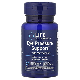 Life Extension, 含 Mirtogenol 眼壓幫助素食膠囊，30 粒