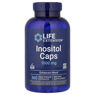 Life Extension, 肌醇素食膠囊，1000毫克，360粒