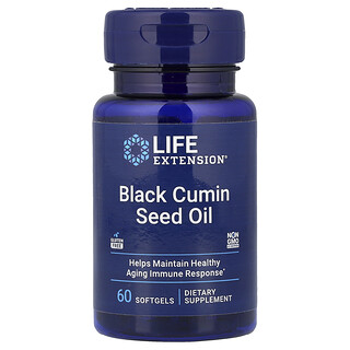 Life Extension, 黑籽油，60 粒軟膠囊（每粒軟膠囊 500 毫克）