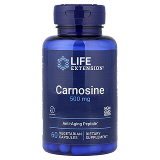 Life Extension, 肌肽，500 毫克，60 粒素食膠囊