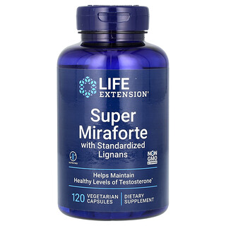 Life Extension, 含標準化木脂素的 Super Miraforte，120 粒素食膠囊
